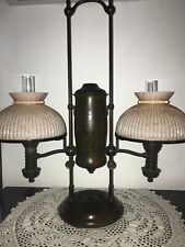 Antique Tiffany / Manhattan Brass Student Lamp picture