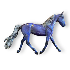 Retired Breyer Classics Model Purple Sparkle Starry Night Horse Figure 6