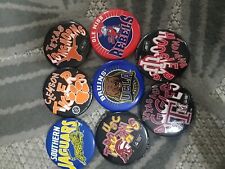 College Pinback Pin Badge Buttons Variety  Lot Of 8  picture