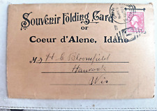 Coeur d'Alene, Idaho - Souvenir Postcard Folder 1915c Steamers Firefighters etc picture