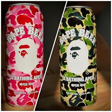 A BATHING APE BAPE Beer Empty Bottle Set of 2 for Collector Korea Limite Edition picture