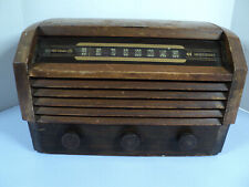Vintage RCA Victor Tube Radio Wood CaseTone Model 56X3 Hums picture