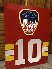 FDNY  Station 10 REFLECTIVE Vinyl Sign  Ten House  CUSTOMIZABLE SEE  DESCRIPTION picture