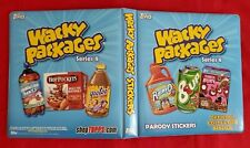2011 TOPPS WACKY PACKAGES ANS8 OFFICIAL BLUE BINDER   @@ RARE @@ picture