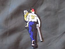 Shriners Patch Walking Tall Sword Scimitar Iron Sew Freemason Fraternity NEW picture