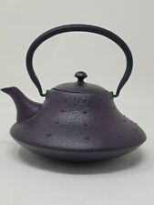 Nambu Ironware Iron Teapot 0.8L Purple Plum Color Made In Japan picture