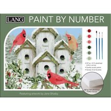 Paint By Numbers-Cardinal Birdhouse picture