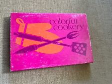Vintage MCM Current Colorful Cookery Recipe Cards In Original Box Complete picture