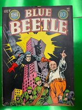 Blue Beetle #15 1942 FULL CATMAN BC AD FOX KUBERT SPARKY WW2 NAZI PARROT V-MAN picture