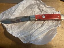 Boker Tree Brand Classic Red Bone Trapper  knife Germany    (#4711)) picture