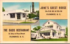 Linen PC Jone's Guest House The Oasis Restaurant Florence South Carolina~136799 picture