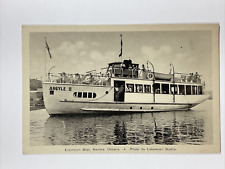 Kenora, Ontario Canada Excursion Boat Argyle II Real Photo Postcard RPPC picture