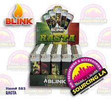 Rasta Blink Lighters Assorted Designs - 50 Ct Box picture