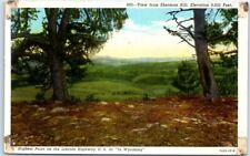Postcard - The summit of the Rockies, View from Sherman Hill - Sherman, Wyoming picture
