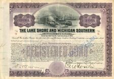 Lake Shore and Michigan Southern Railway Co. signed by Jennie Drummond Fargo - A picture