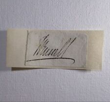 John Russell 1st Earl Russell, Autograph Signed, 1792-1878 UK Prime Minister Cut picture