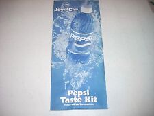 Pepsi Taste Kit the Joy of Cola MIP RARE Unopened promotional item picture