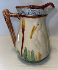 Genuine Antique Staffordshire Handpainted Shorter & Son Creamer Made in England picture