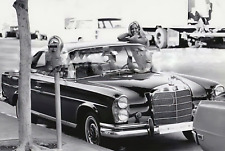 Rare Farrah Fawcett  with her Mercedes Benz Black&White Photograph 8