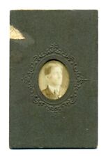 Vintage CDV Unknown Man Small Thumbnail Framed Photo picture