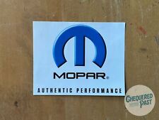 'MOPAR' Authentic Performance Sticker Sponsor Decal Drag Street Race Track picture