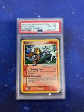 Entei Gold Star 113/115 ENG - EX UNSEEN FORCES 2005 - PSA 8 picture