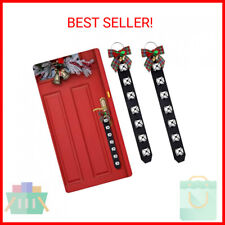Zhanmai Christmas Jingle Bells for Door Knob 2 Pieces Bells Security for Door Be picture