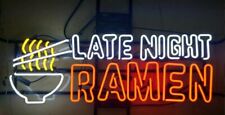 New Late Night Ramen Japanese Food Beer Bar Neon Light Sign 24