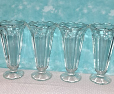Set of 4 Vintage Fidenza Italy Parfait Glasses picture