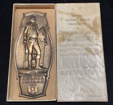 1928 MOVPER Grotto Richmond VA Convention Medal Plaque George Washington in Box picture