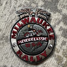 ⭐MILWAUKEE CLASSIC RALLY 2nd ANNUAL GREAT HARLEY BIKER VEST JACKET PATCH picture