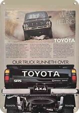 1981 TOYOTA SR5 4X4 Sport Pickup Truck DECORATIVE REPLICA METAL SIGN  picture