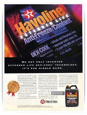 Havoline Extended Life Anti-Freeze Texaco Vintage 1999 Petroliana Magazine Ad picture