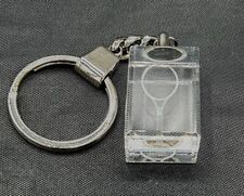 Acrylic tennis keychain laser embedded image picture