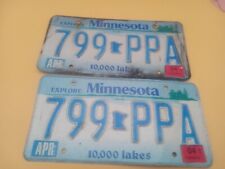 2004 MINNESOTA STATE OUTLINE license plate 10,000 LAKES.....................BS-4 picture