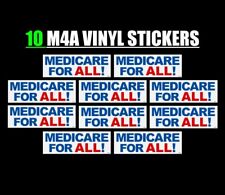 [10-Pack] MEDICARE FOR ALL Vinyl Bumper Stickers ( nurses #M4A #MedicareForALL ) picture