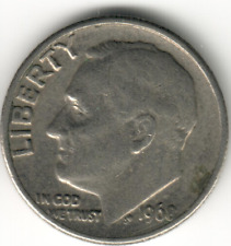 USA - 1968P - Dime - Roosevelt - Low Mintage, No Mint Mark - #10952 picture