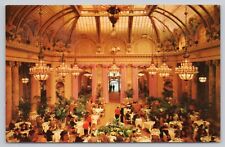 San Francisco California, Sheraton Palace Hotel Garden Court Dining VTG Postcard picture