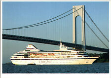 Vtg Postcard Cruise Ship Crown Cruise Line, M.V. Crown Jewel  Unposted c1992 picture