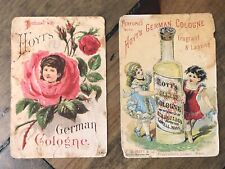 Hoyts German Cologne J S Coburn New Haven Connecticut Trading Cards Vintage picture