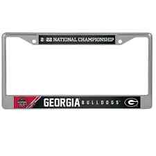 UGA GEORGIA BULLDOGS 2022 National Championship License Plate Frame picture