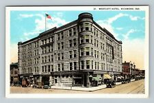 Richmond IN Indiana, Westcott Hotel, Vintage Postcard picture
