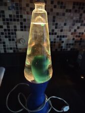 Vintage 80s-90s Green And Blue Lava Lamp picture
