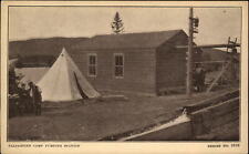 WWI Valcartier Camp Pumping Station Quebec City Canada unused postcard picture