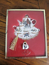 LENOX WINTER GREETINGS Cardinal Tea Set Christmas Ornament Catherine McClung picture