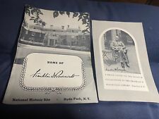 Vintage Brochures From Franklin Roosevelt Home And Museum: Hyde Park, NY   1947 picture