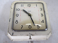 Vintage 1940's  Ingraham Miller Electric metal kitchen wall clock (parts) picture