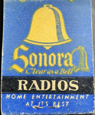 Sonora Radios  Matchbook Cover Hering & Repp Greeley Colorado picture