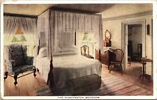 Washington Bedroom Divided Back Antique Postcard Antique Vitnage Historic Vtg picture