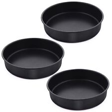 P&P CHEF 8 Inch Round Cake Pan Set, 3 Piece Non-Stick Cake Baking Pans for Bi... picture